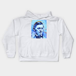 Ralph Waldo Emerson Portrait | Ralph Waldo Emerson Artwork | Ralph Waldo Emerson Painting 10 Kids Hoodie